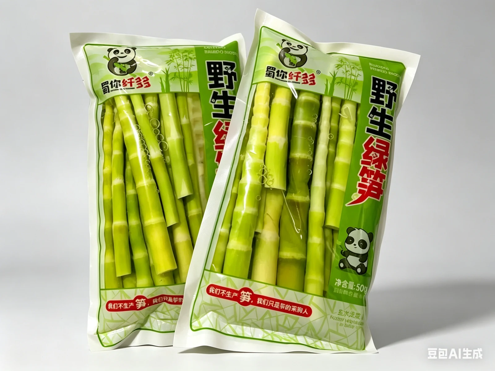 Prepared food packaging illustration
