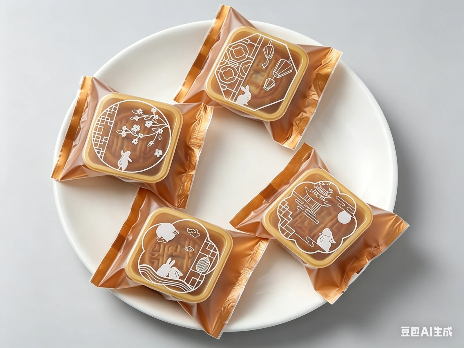 PVA film bakery packaging illustration